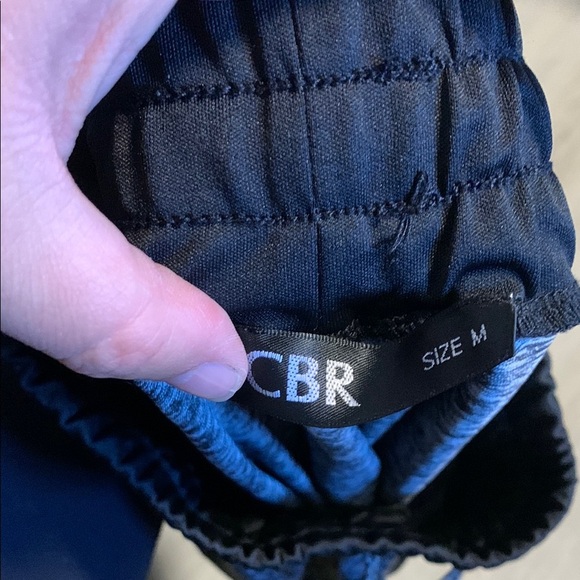 CBR Women's Black and Gray Athletic Shorts - Picture 2 of 2